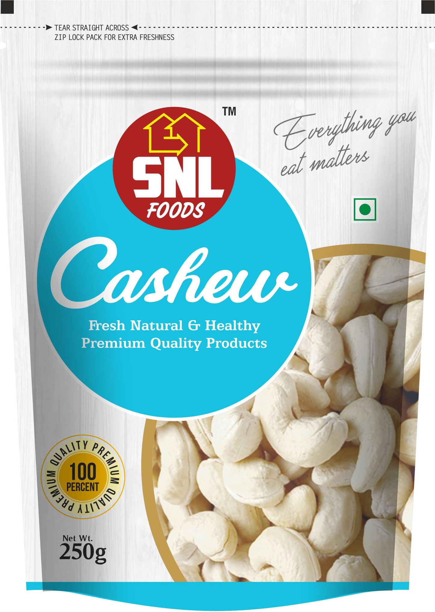 SNL Premium Cashews 250g